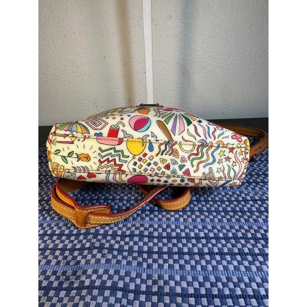 Dooney & Bourke Vintage Whimsy Doodle Sketch Crossbody Bag - Picture 7 of 10